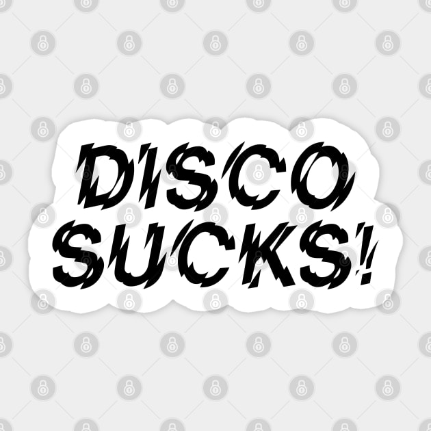 Disco Sucks! Sticker by trev4000